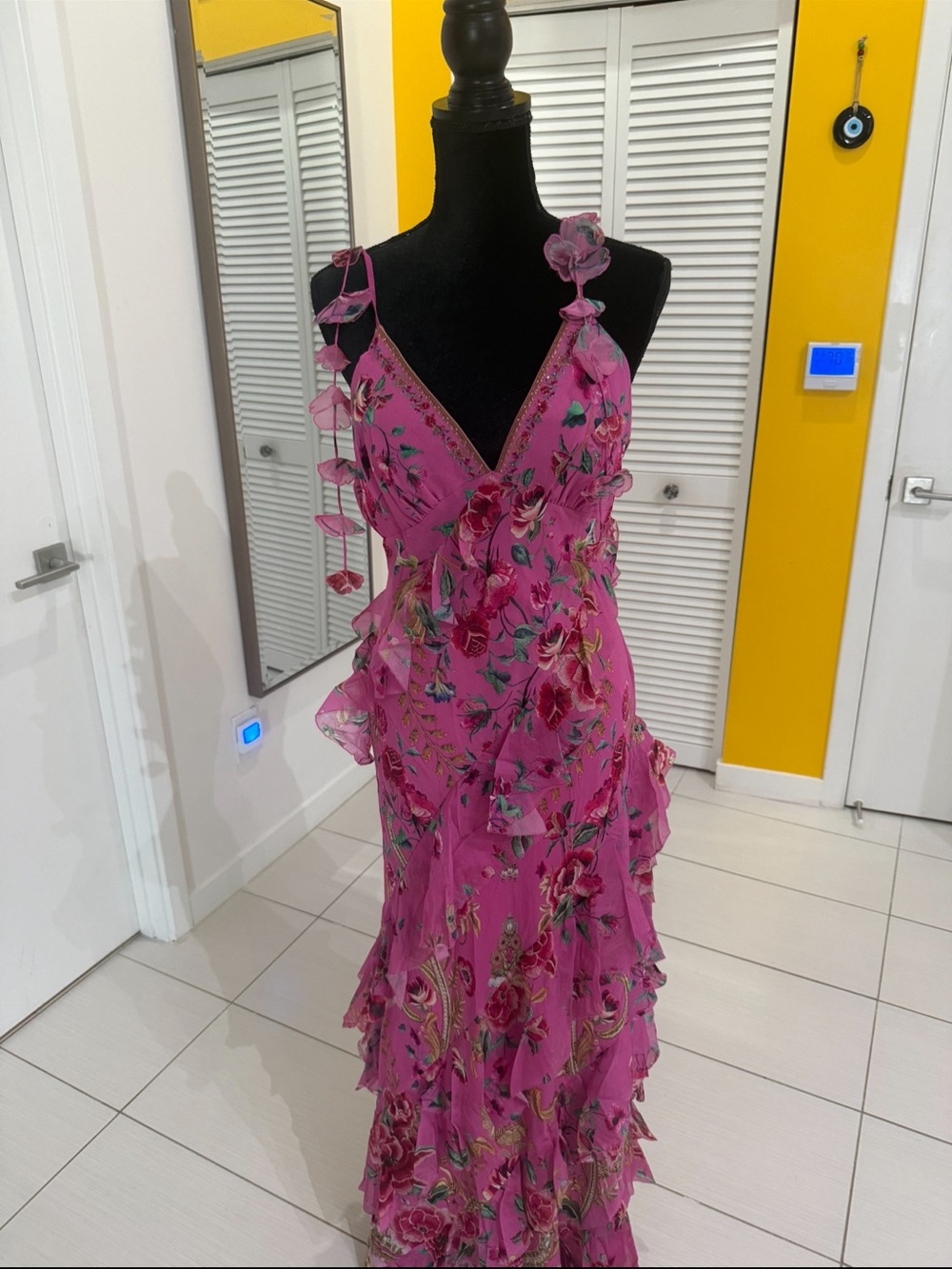 Camilia Floral Ruffle Maxi Dress - Picture 1 of 4